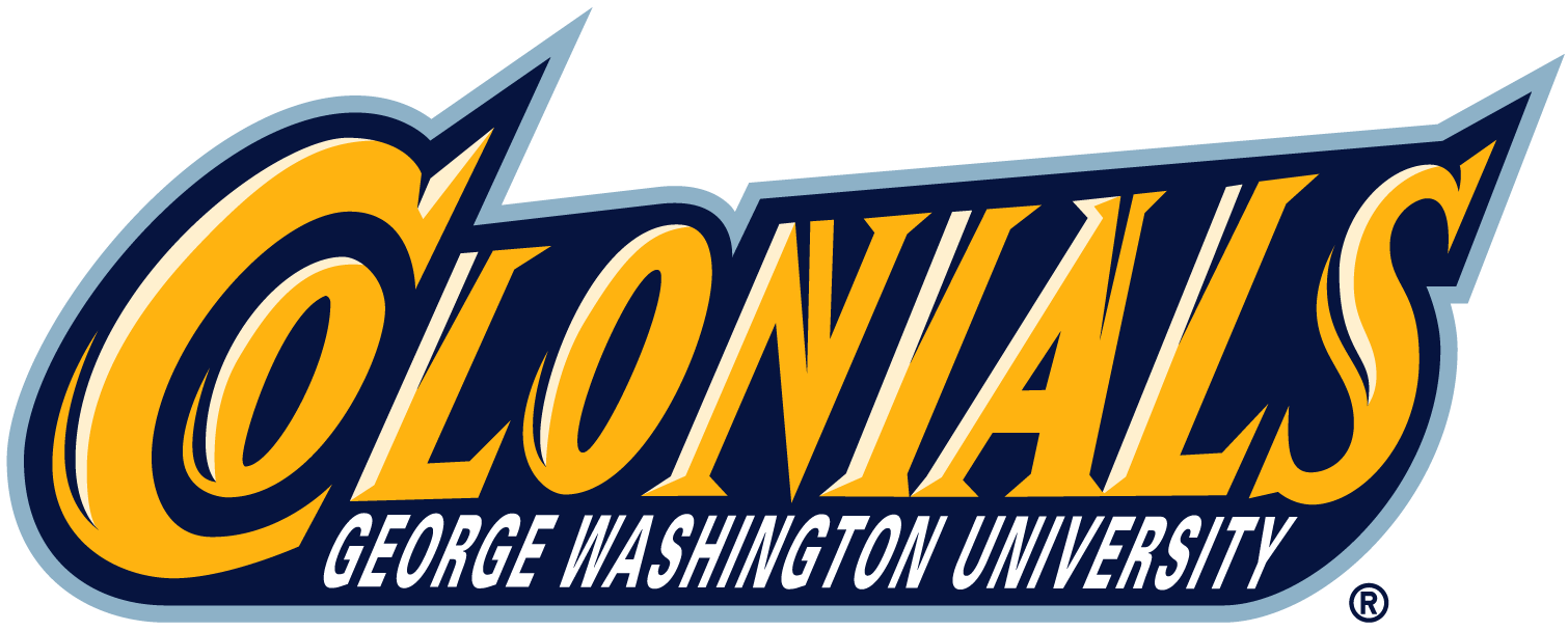 George Washington Colonials 1997-2008 Wordmark Logo t shirts iron on transfers v2